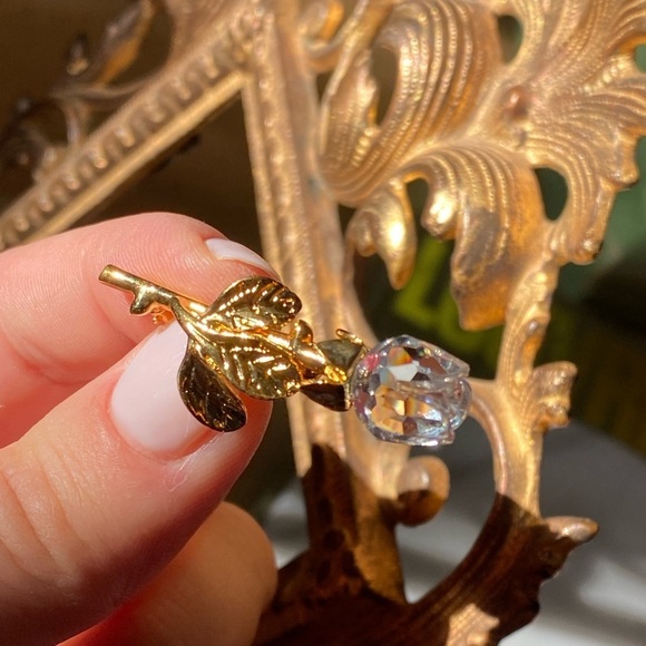 𝅺swarovski gold tone rose pink - Picture 10 of 17